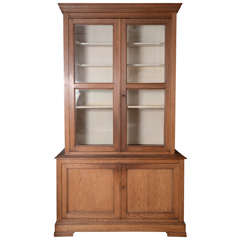 19th C. Oak cabinet/ bookcase