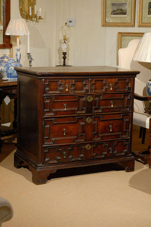 Oak Panel Front Chest