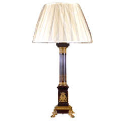French Column Lamp