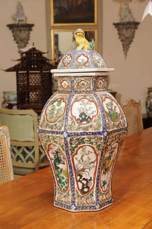 A Pair of  Baluster Vases