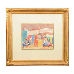 Ca. 1939, Samuel B. Colburn Framed Watercolor