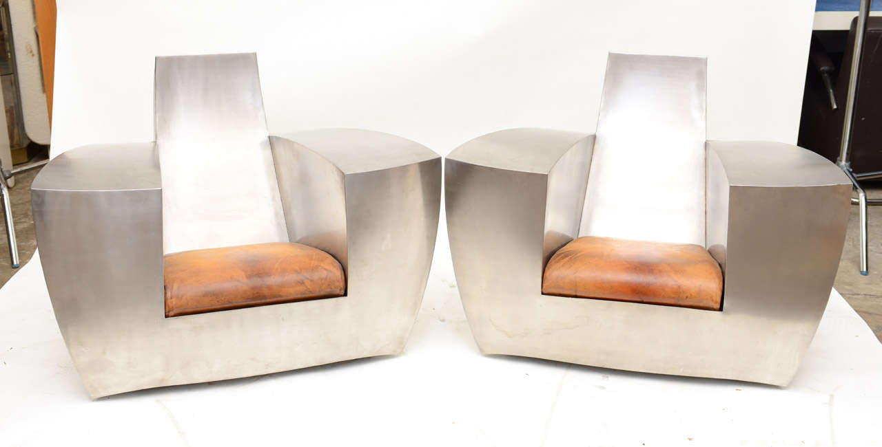 Pair of Jonathan Singleton Armchairs In Excellent Condition In East Hampton, NY
