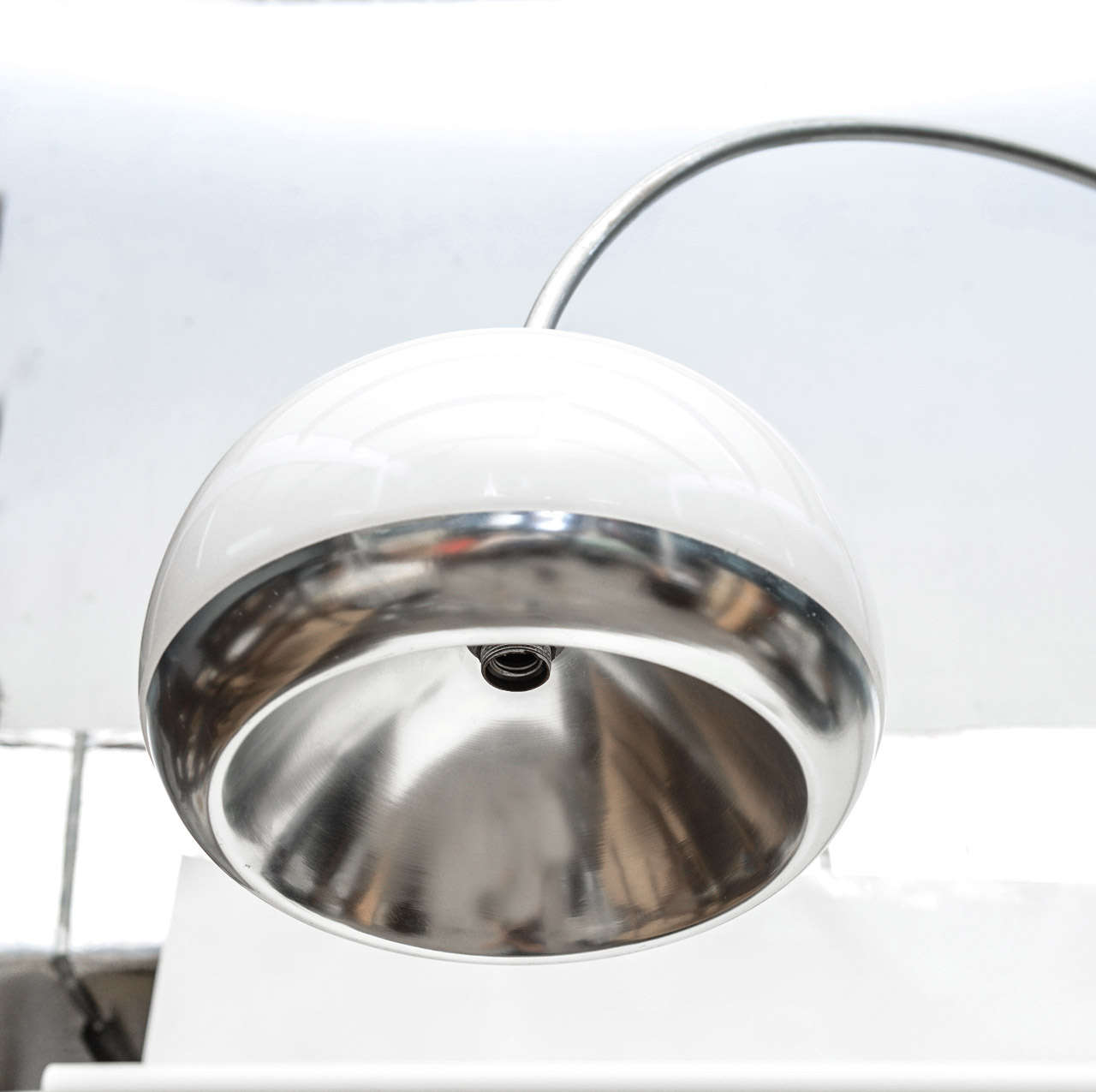 Late 20th Century Harvey Guzzini for Laurel Lighting Company Arc Lamp.
