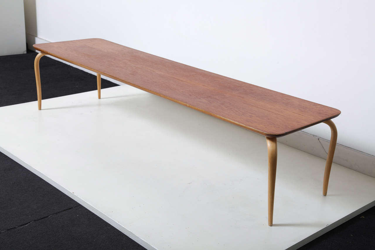 Elegant Low Table By Bruno Mathsson