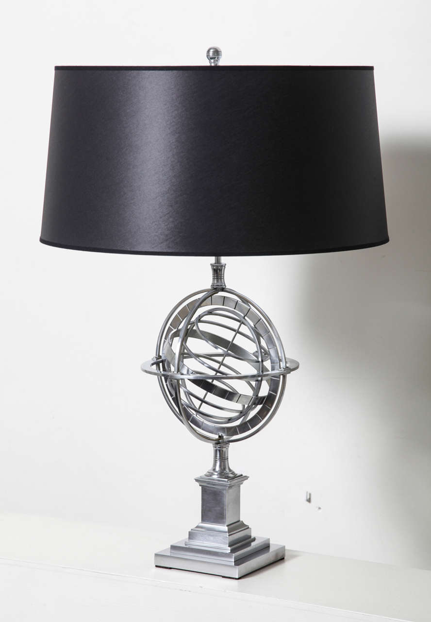 Armillary Moving Sphere Metal Table Lamp