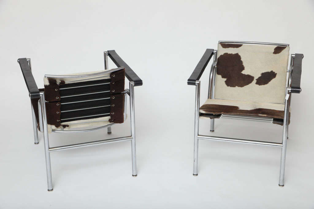 Pair of Le Corbusier LC1 Chairs 2