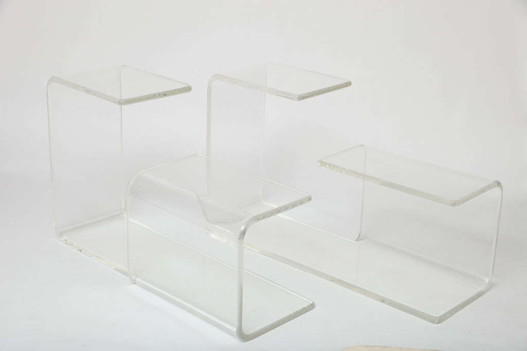 American Modular Lucite Tables For Sale