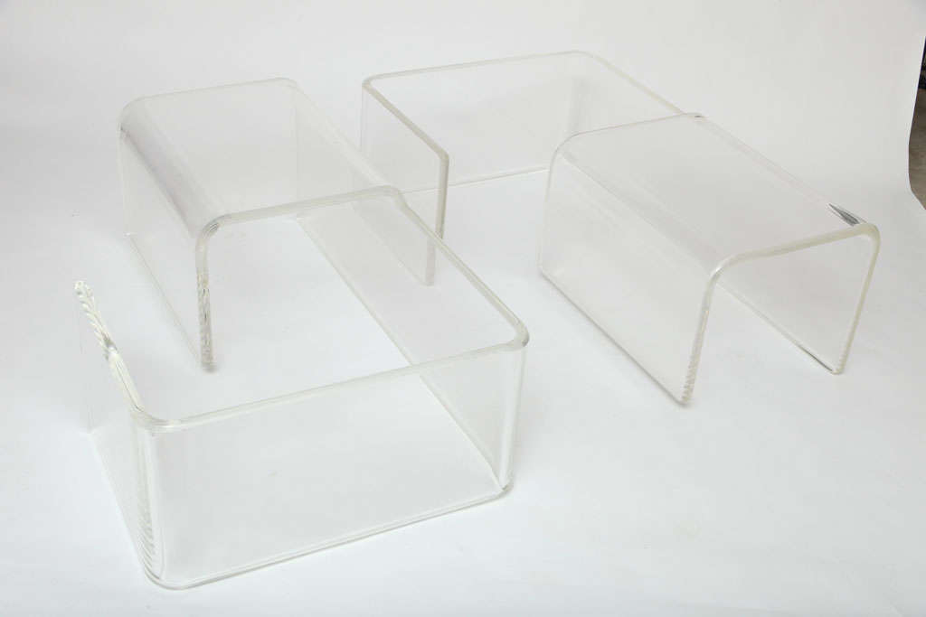 Modular Lucite Tables For Sale 2