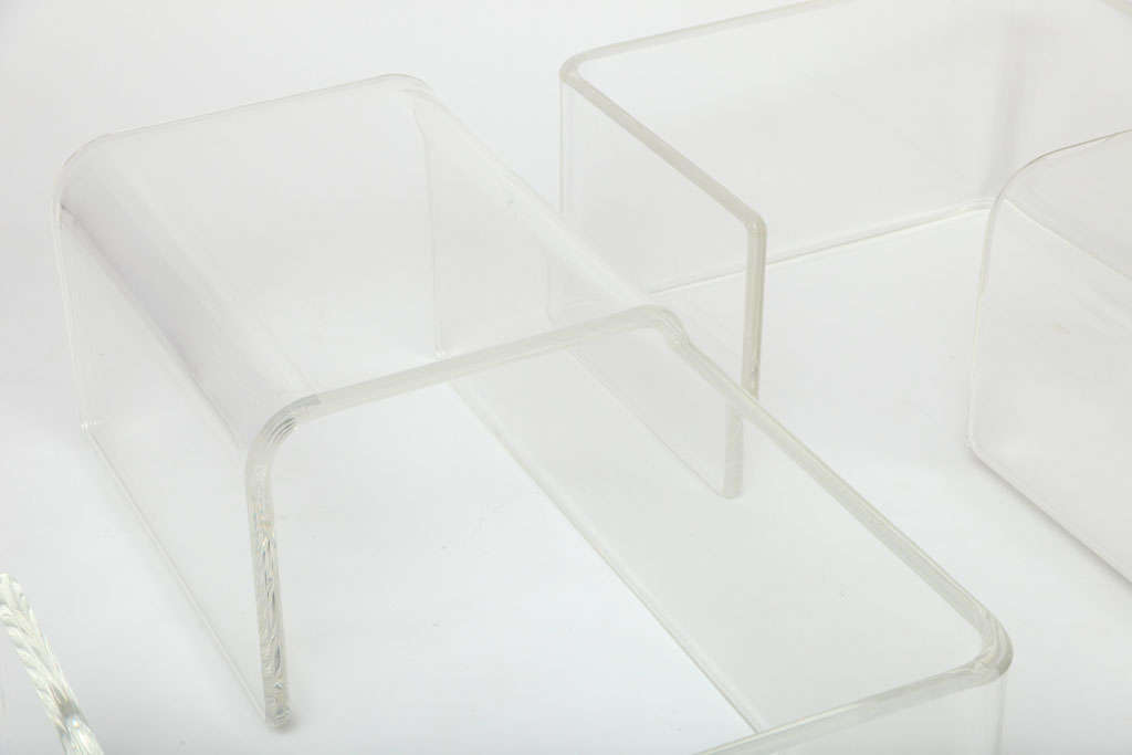 Modular Lucite Tables For Sale 3