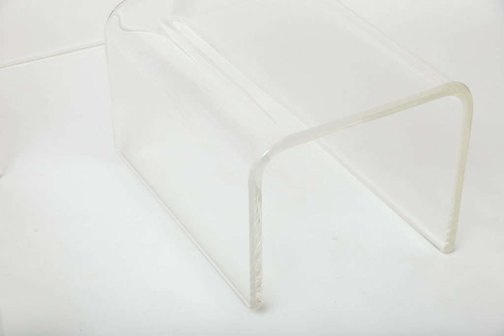 Tables modulaires Lucite en vente 4