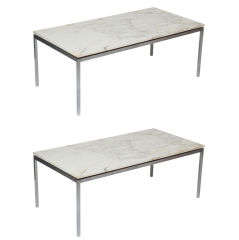 Florence Knoll Marble Coffee Tables