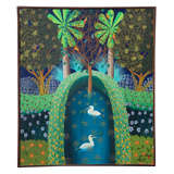 Vintage Beautiful haitian Painting