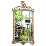 Vintage Carved and gilt wood mirror by LaBarge