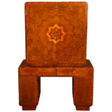 Rare Hungarian Art Deco Secretary by Lajos Kozma
