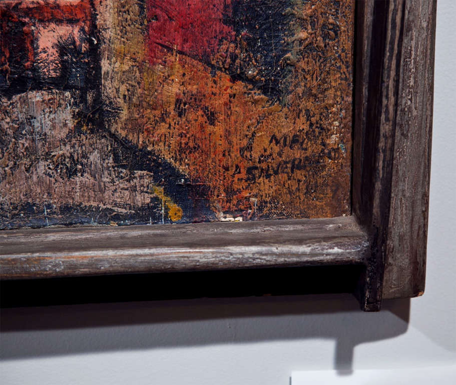 Mel Silverman Cityscape in Original Frame 1