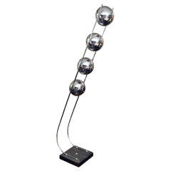 Chrome Floor Lamp by Nessen
