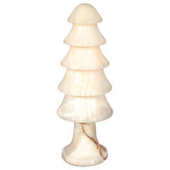 Carved Onyx Sculptural Lamp 12