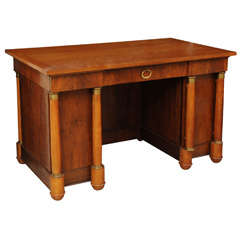 Antique 19th Century Empire-Style Birch Desk