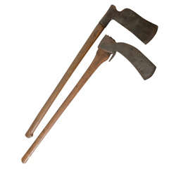 Old Lumberjack Axes from Belgium