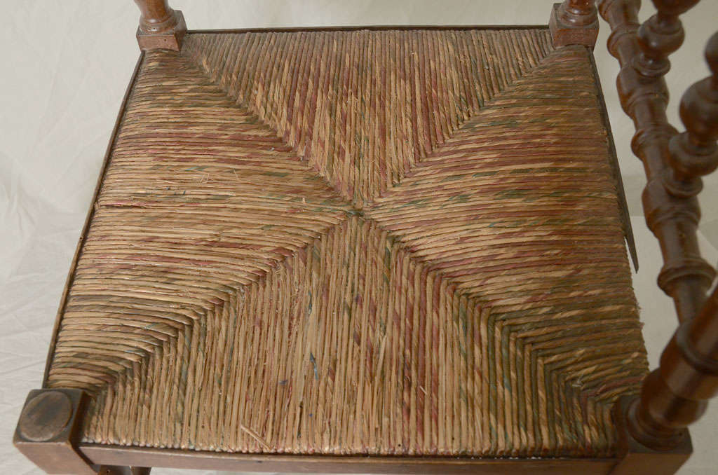 Chaise « Coin de feu », chaise d'angle Bon état - En vente à Sag Harbor, NY