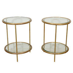 Modernist Brass Tables