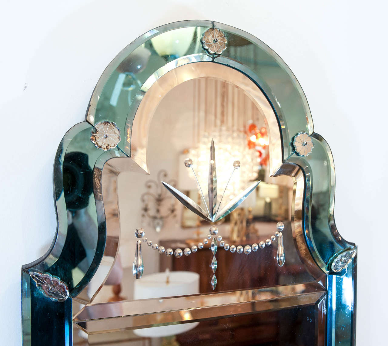 American Vintage Venetian Style Mirror