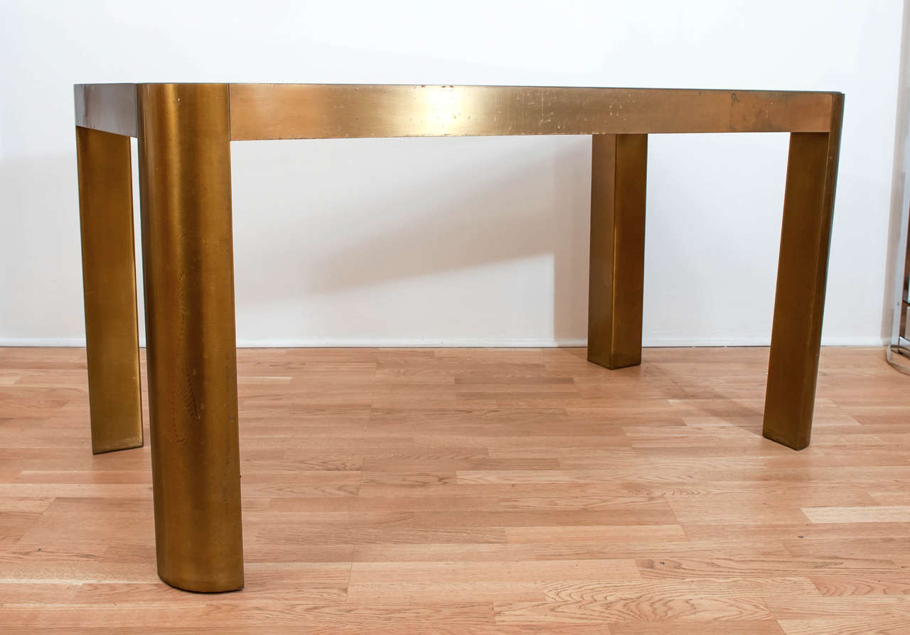 Hand-Crafted Bronze Table Attributed to Karl Springer