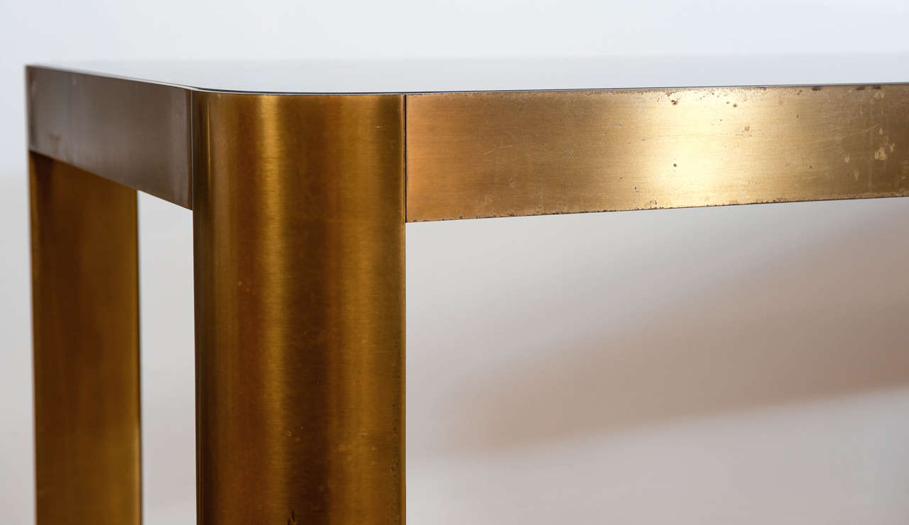 Late 20th Century Bronze Table Attributed to Karl Springer