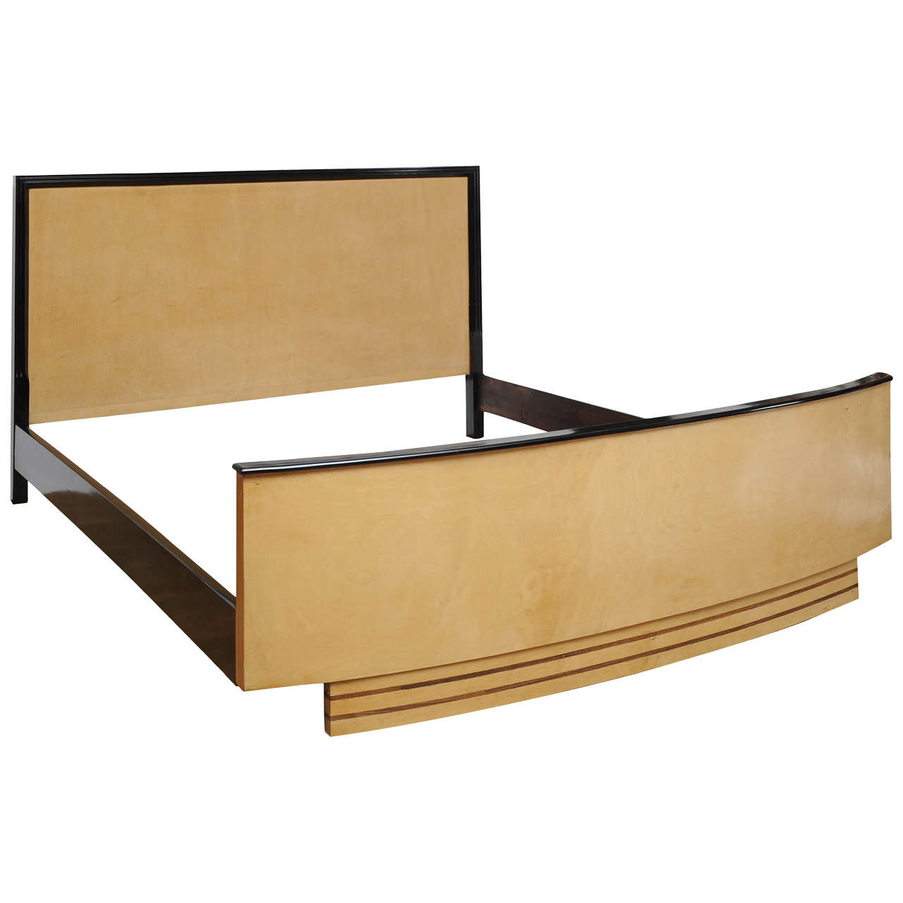 1920s Maple Wood Bed Frame at 1stdibs