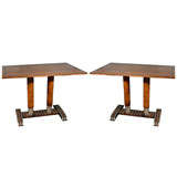 Vintage A PAIR OF FRENCH BISTRO TABLES