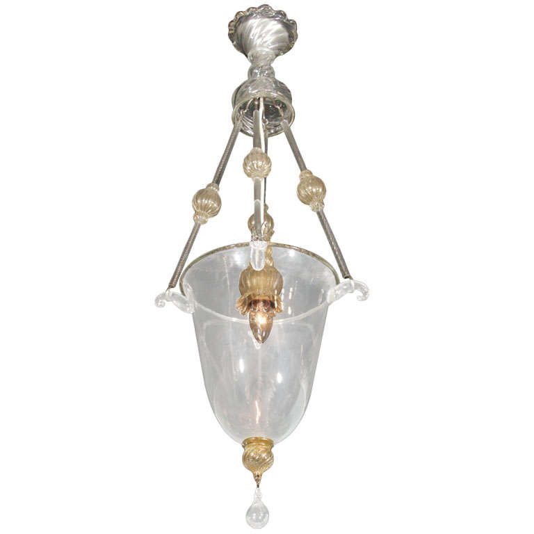 Murano Glass Lantern For Sale at 1stdibs