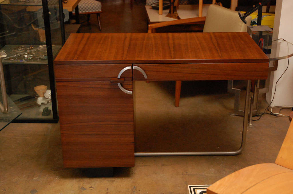 American Desk by Gilbert Rohde for Herman Miller in India laurel wood