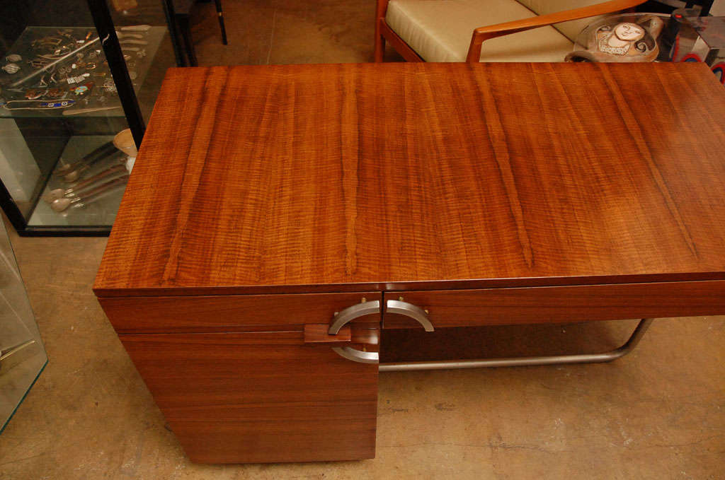 Desk by Gilbert Rohde for Herman Miller in India laurel wood 1