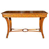 Chain  Link  Console  Type  Cerejeira  Table