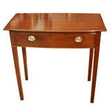 18th Century George III Mahogany Bowfront Side Table