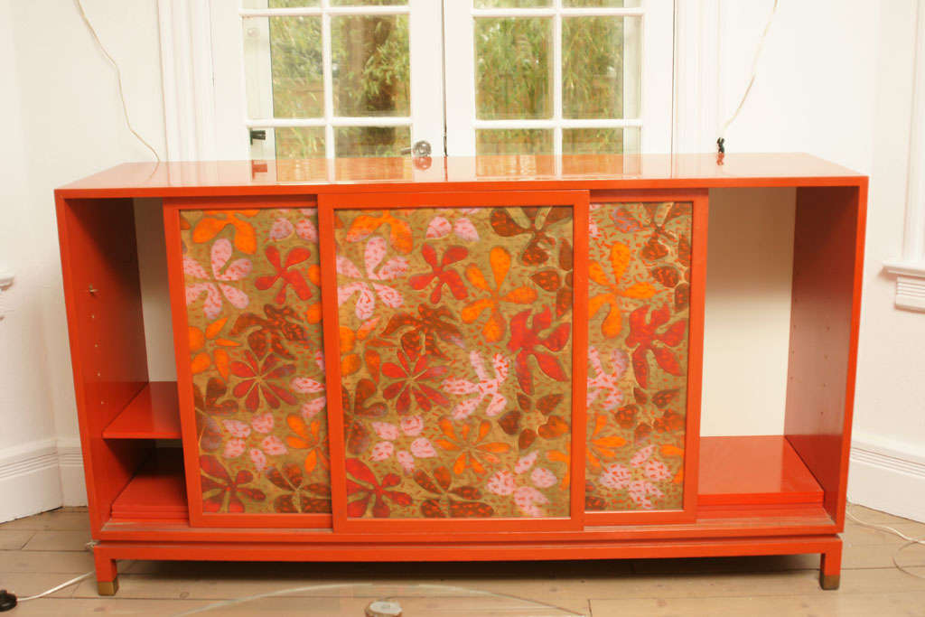 Harvey Probber Lacquered Sidedoard In Excellent Condition In Bridgehampton, NY