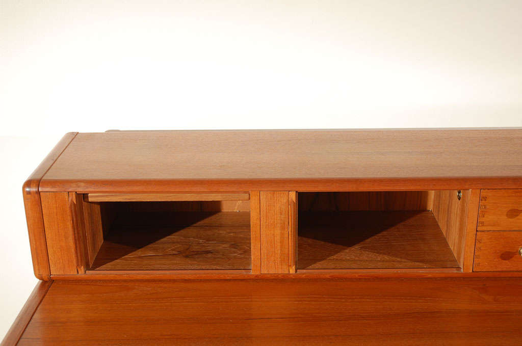 Sycamore Custom Solid Teak Desk By D-Scan