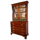 George lll Secretaire Bookcase