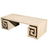 Paul Marra Greek Key Table or Bench