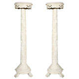 Tall Pair of Indian Pedestals