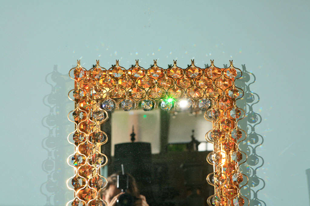 Mid-Century Modern Lobmeyr Backlit Mirror For Sale