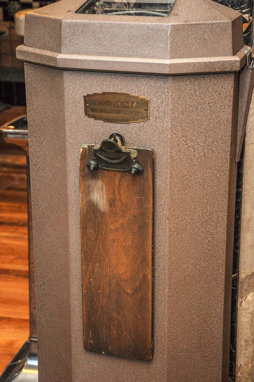 Dow Jones Stock Ticker Tape Machine at 1stDibs dow jones ticker tape