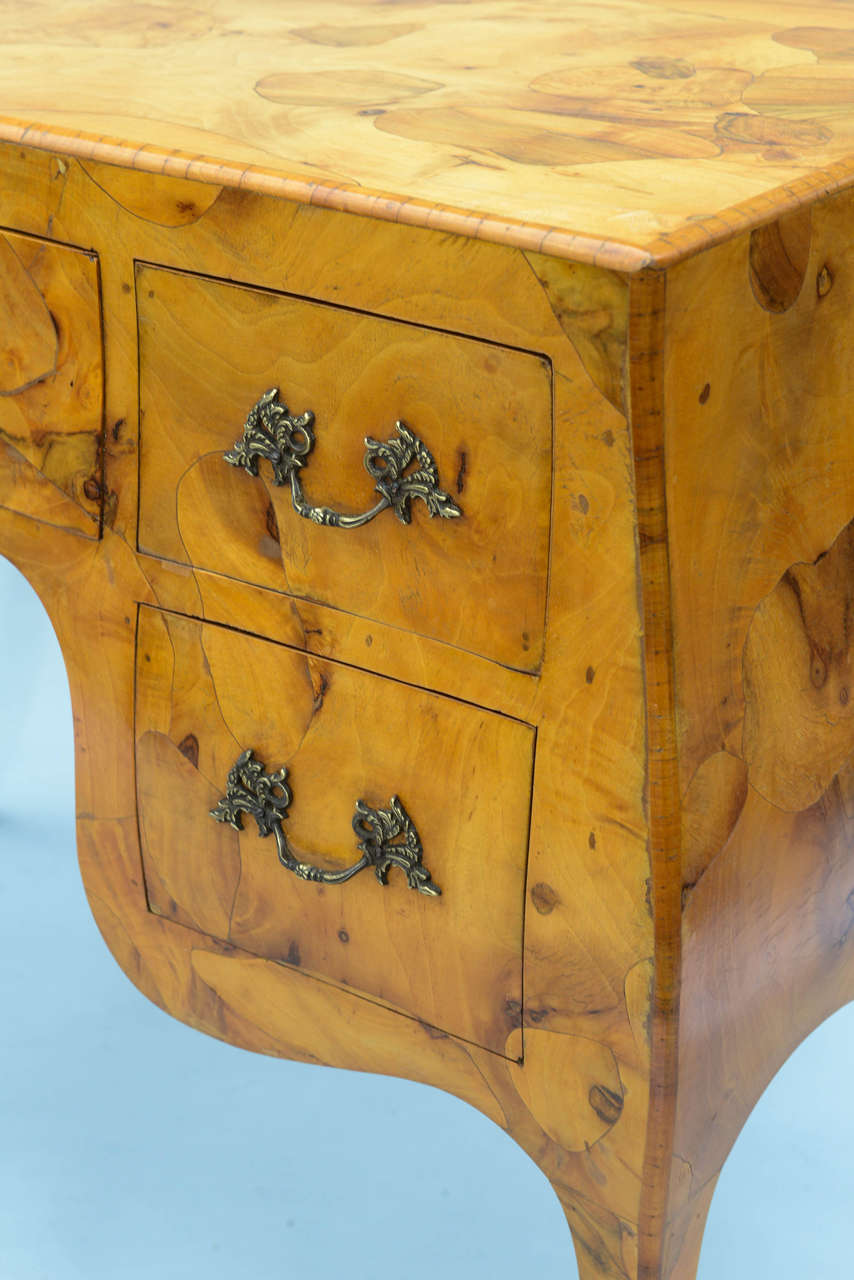 Northern Italian Patchwork Burl Desk 2