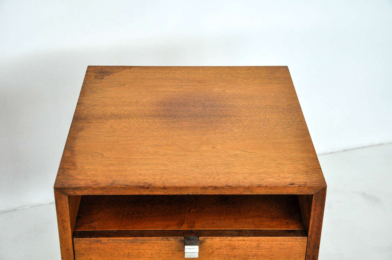 American Pair of George Nelson Nightstands or End Tables, circa 1950s