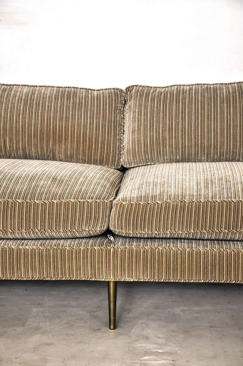 sofa brass legs