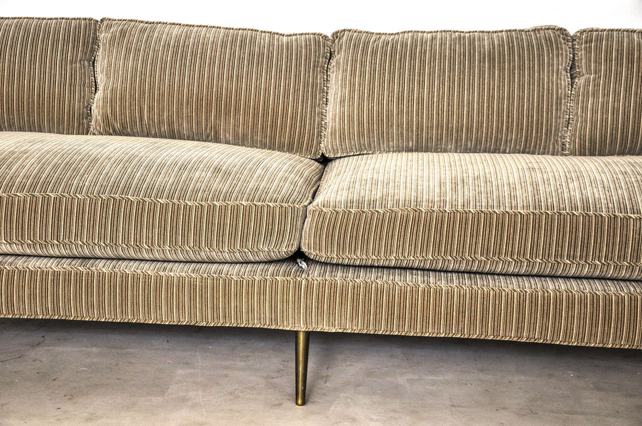 American Dunbar 4907 Sofa on Brass Legs by Edward Wormley