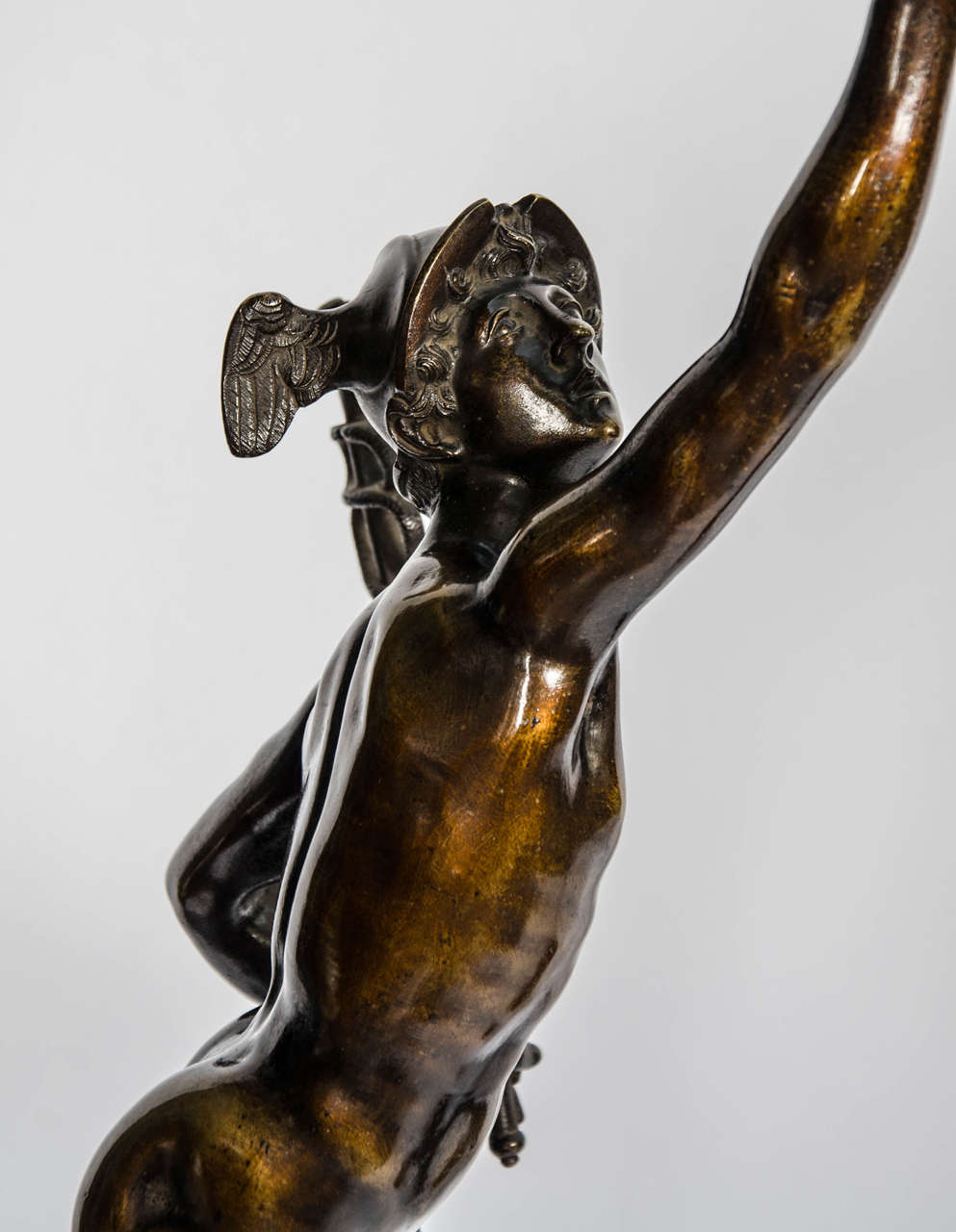 mercury bronze statue