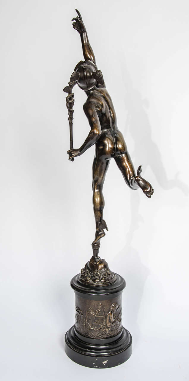 19th Century Bronze Mercury and Fortuna 1