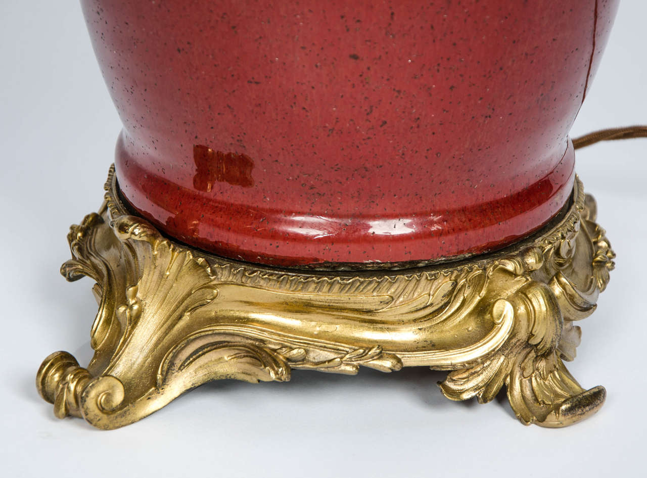 19th Century Pair of Antique Chinese Sang De Boeuf Vases