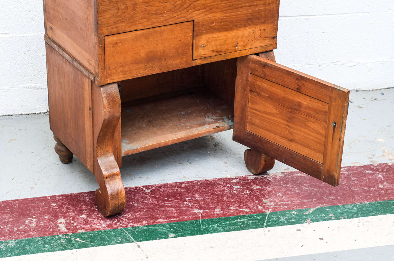 19th Century Pine Dry Sink Table